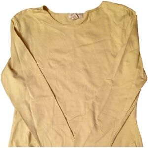 Casual Corner light yellow-green shirt
